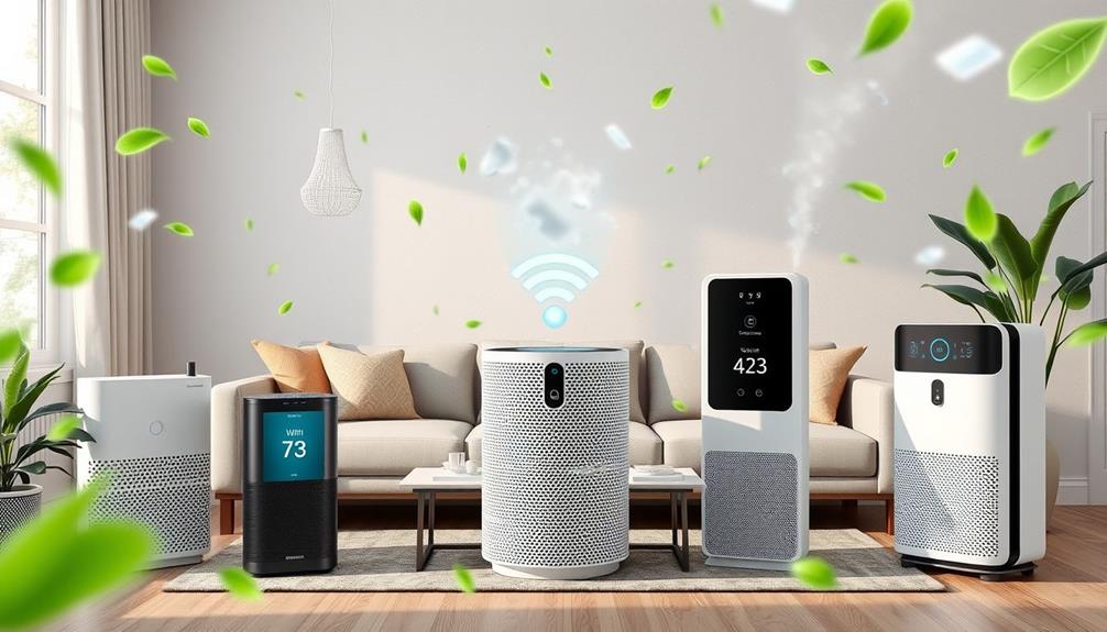 smart air purifier varieties