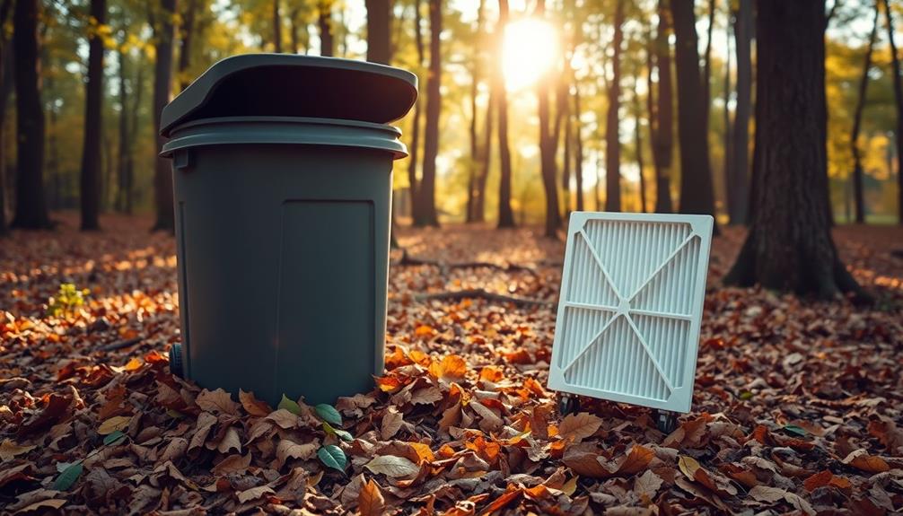 sustainable air filter disposal