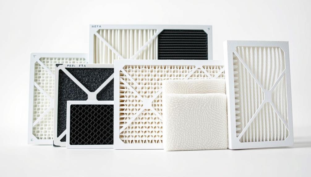 various air filter types