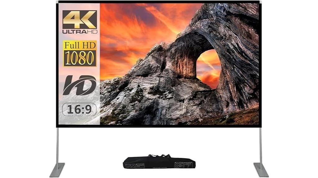 100 inch outdoor screen