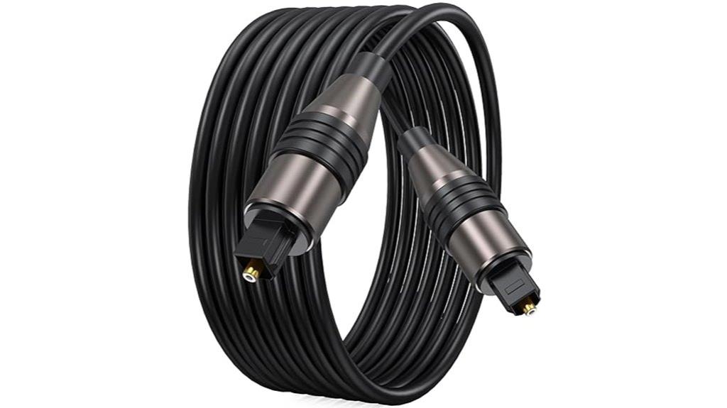 10 ft fiber optic cable