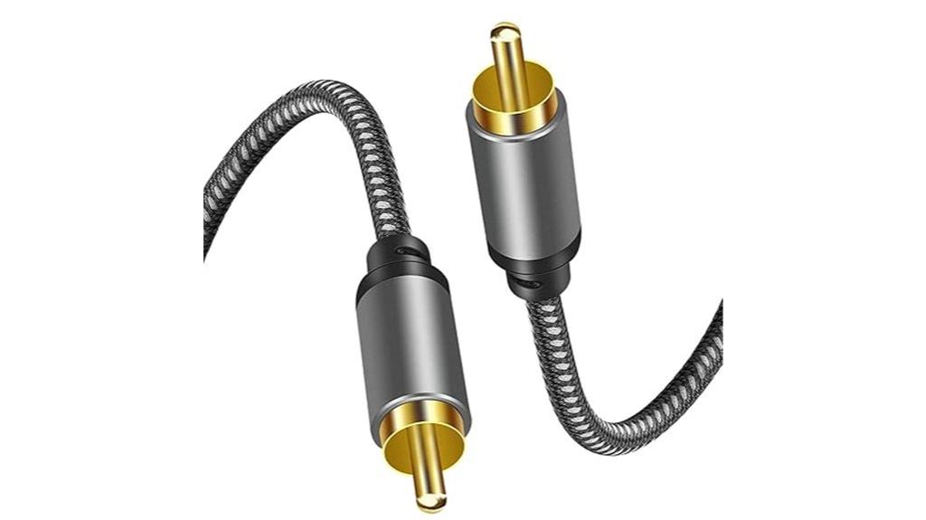 12 foot rca subwoofer cable