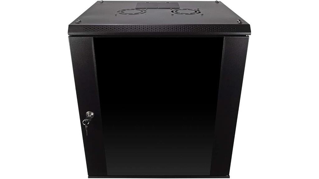 12u glass server rack