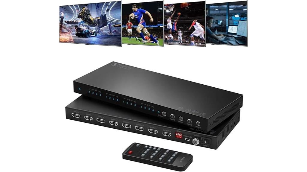 4k hdmi 4x4 switch