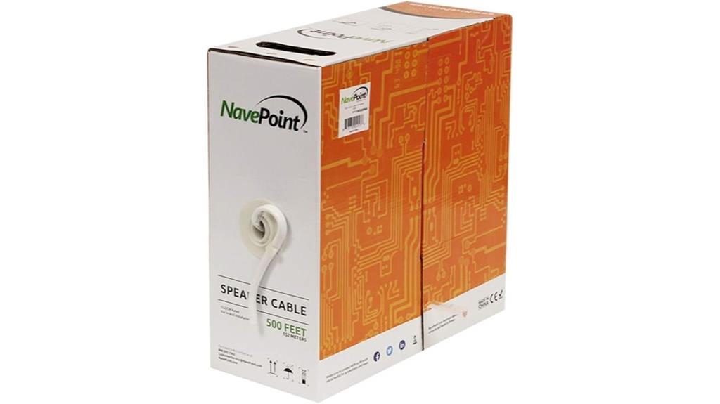 500ft cl2 12 2 speaker cable