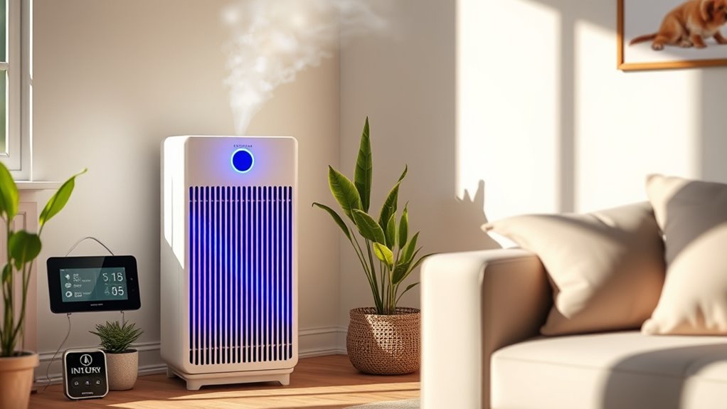 air filters trap airborne particles