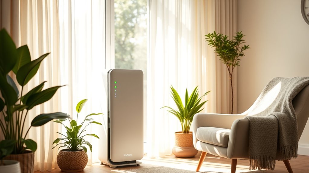 air purifiers eases sensitivity