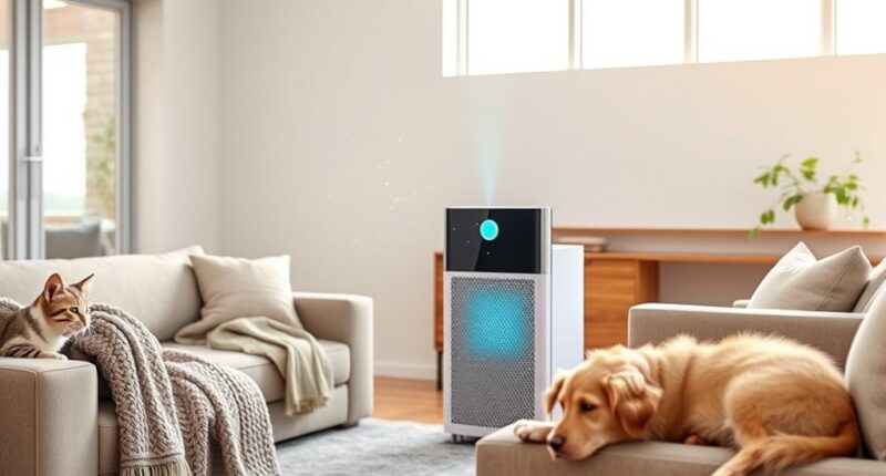 air purifiers reduce pet dander