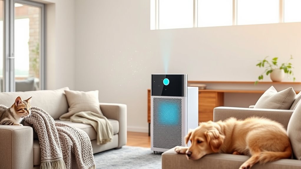 air purifiers reduce pet dander