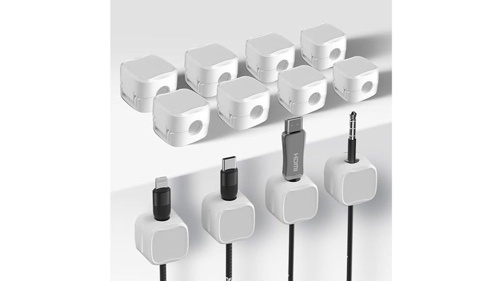 cable clips for organization