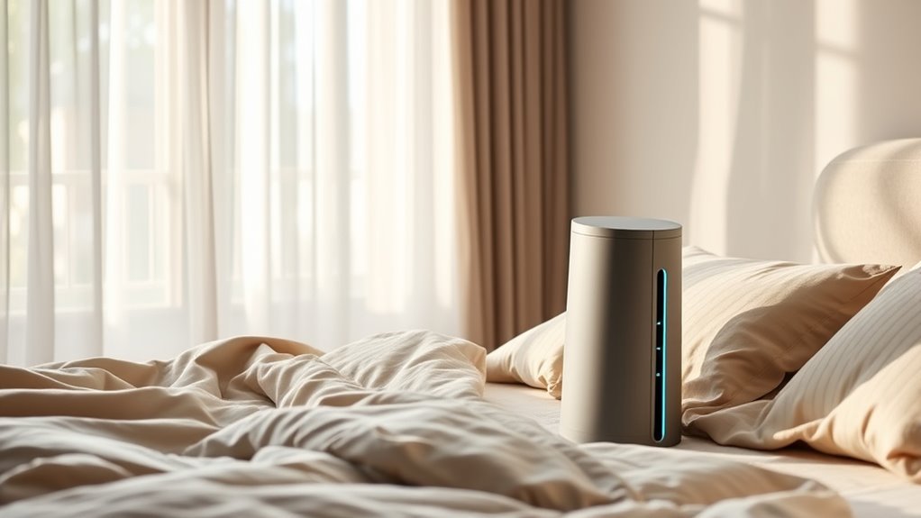 choosing quiet bedroom air filter