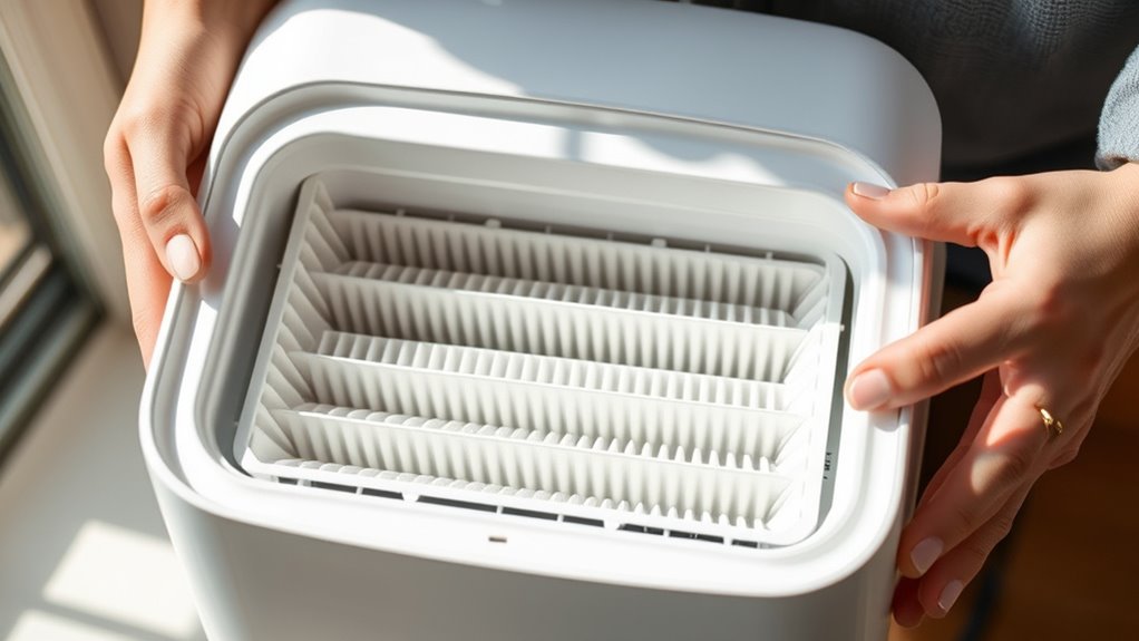 clean filter compartment regularly