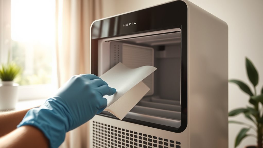 clean maintain air purifier