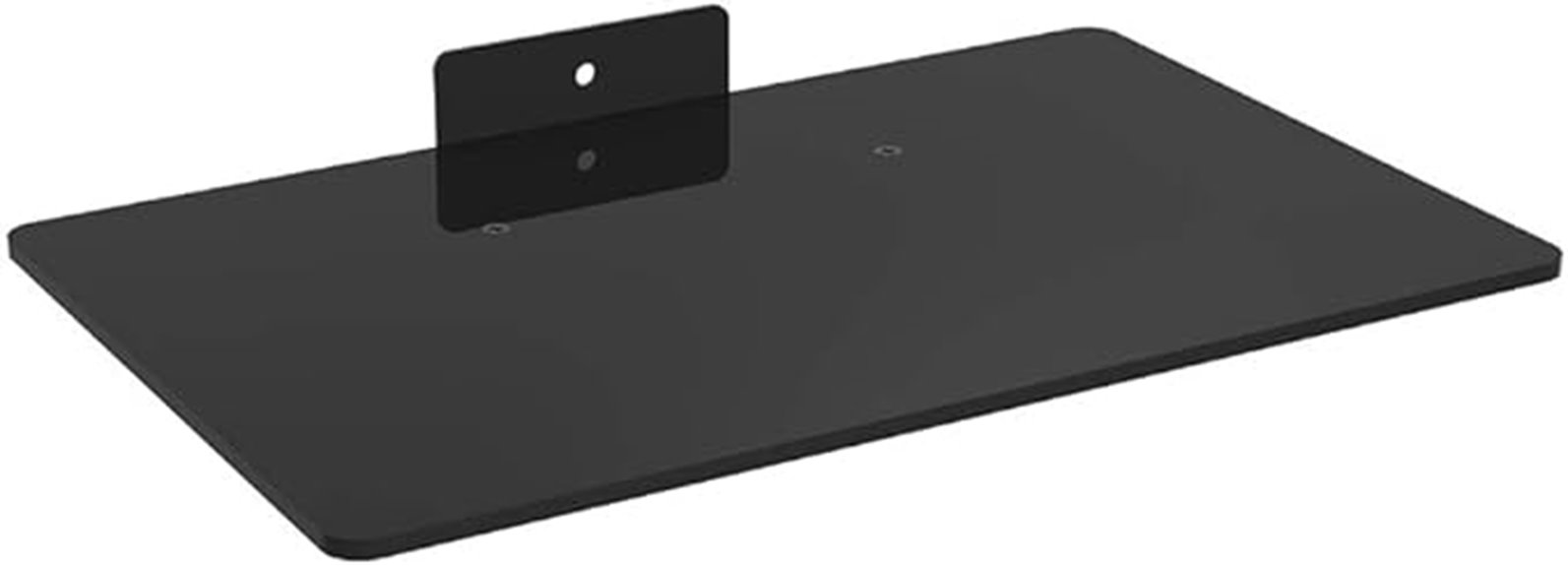 compact glass shelf for electronics
