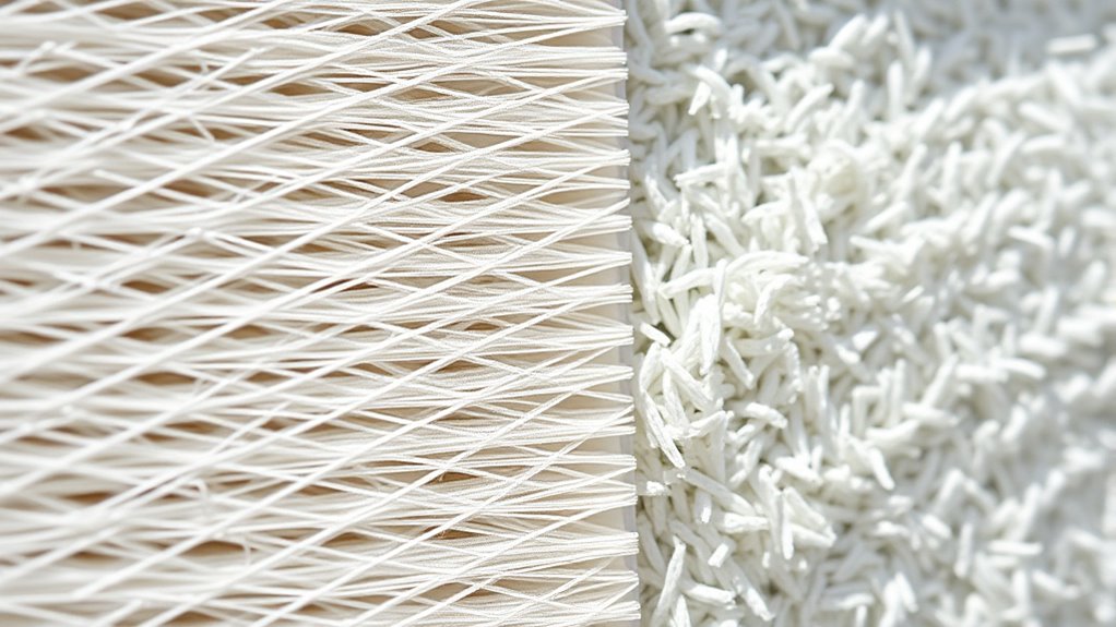 dense layered fiberglass filtration