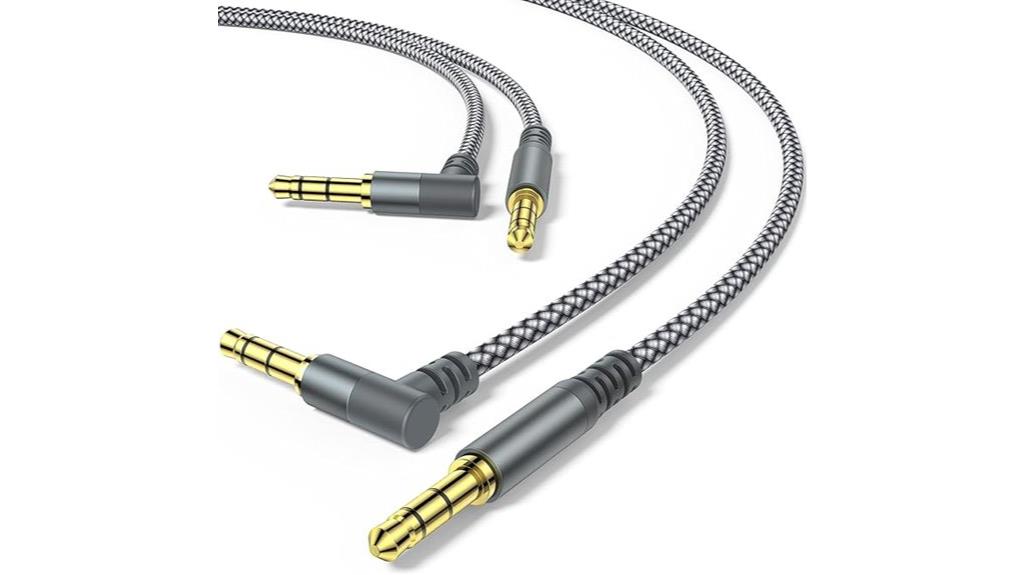 dual 6 6ft auxiliary cables