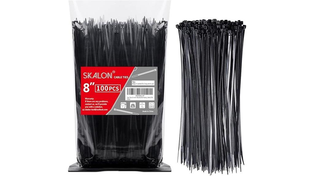 eight inch zip ties