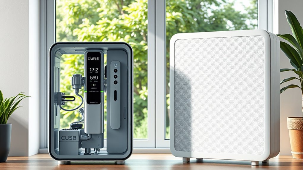 filterless vs traditional efficiency