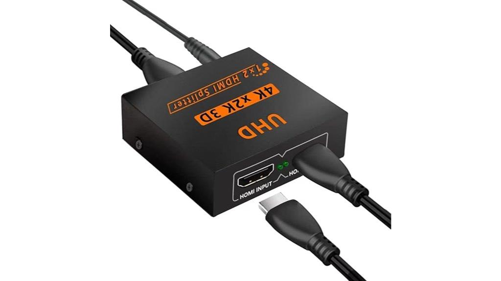 hdmi splitter 2 outputs