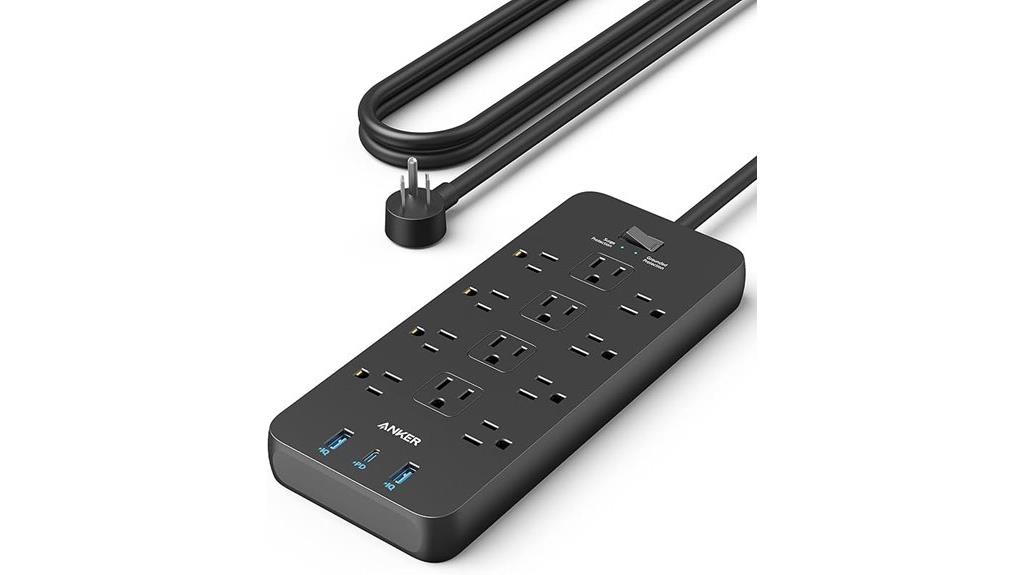 high capacity surge protector strip