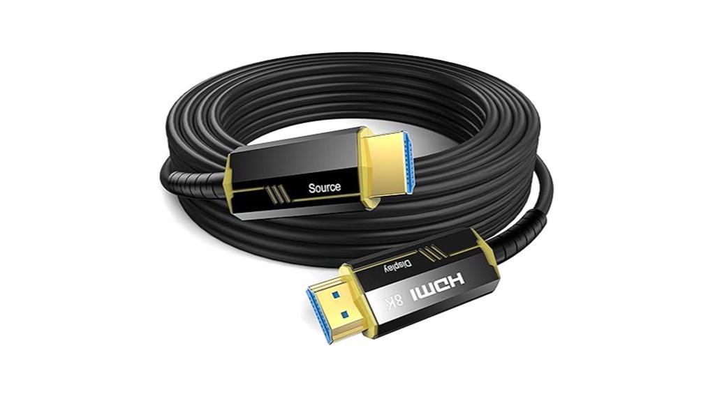 high speed 8k fiber cable