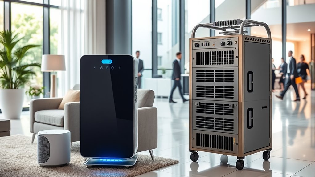 home versus commercial air purifiers