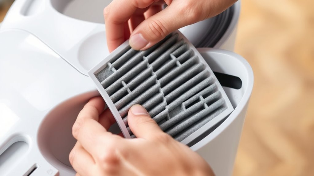 install filter with proper alignment