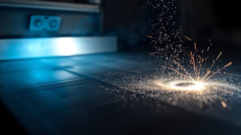 ionization charges particles effectively