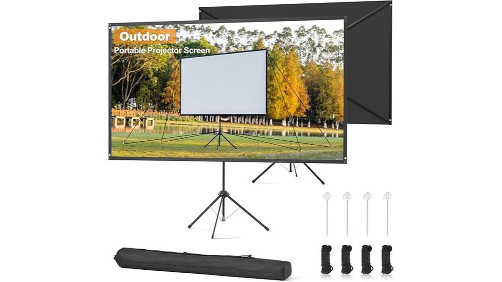 large outdoor movie screen