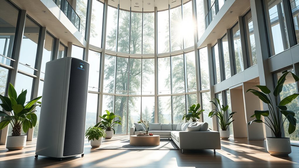 large room air filtration
