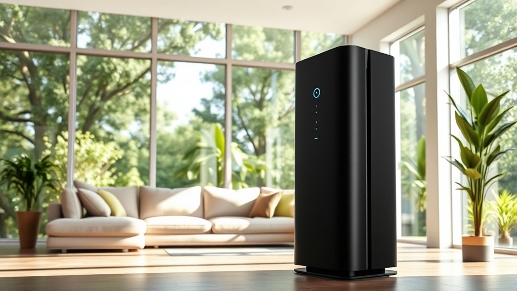 large space air purifier criteria
