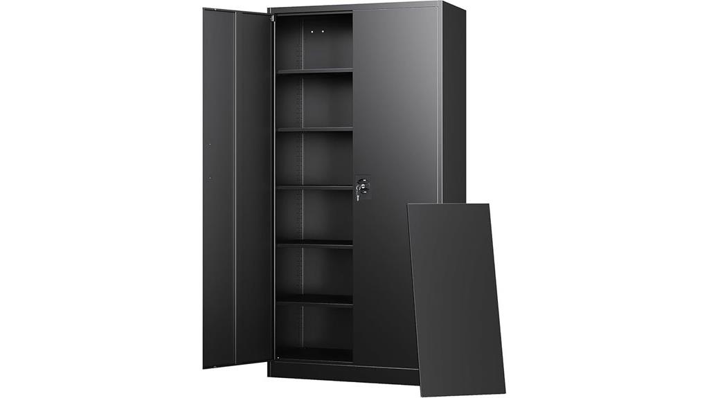 lockable adjustable metal cabinets