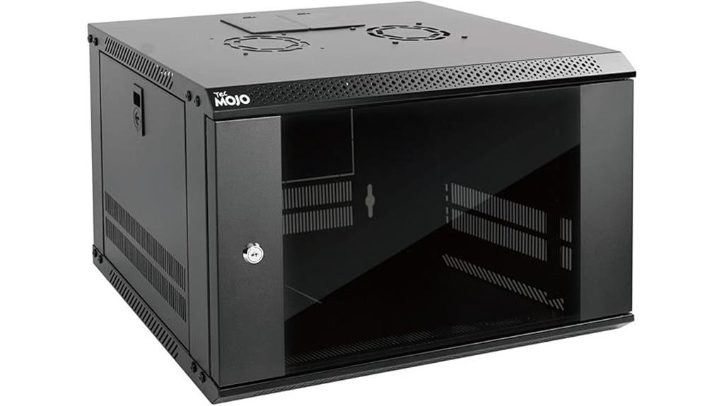 lockable wall mount server cabinet