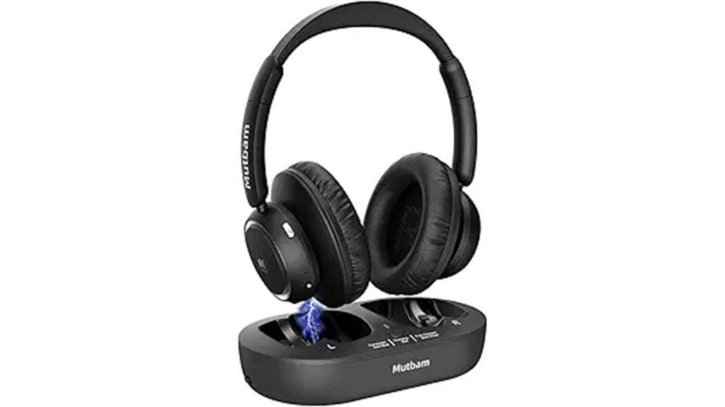 long lasting bluetooth tv headphones