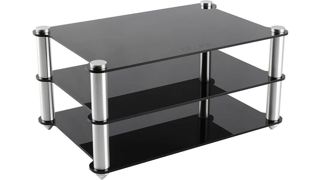 mini acrylic audio rack