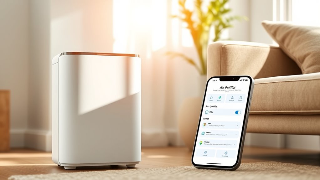 mobile app air quality control