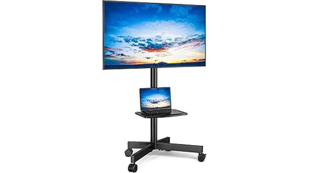 mobile tv cart for lcd