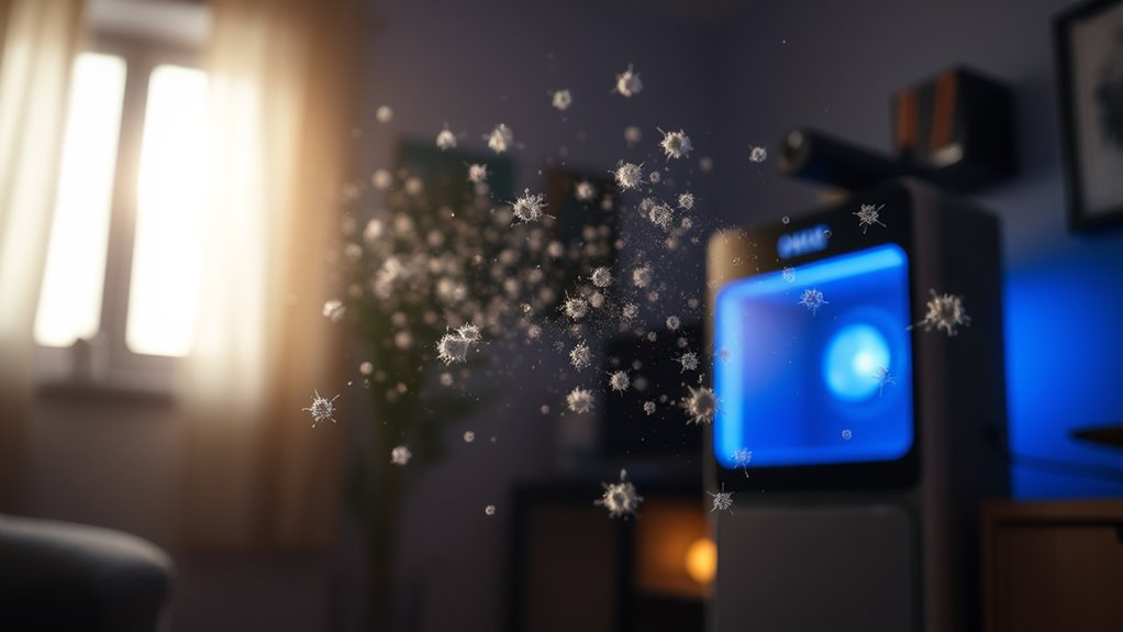 mold spores harm indoor air