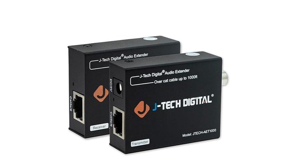 optical coaxial audio extender
