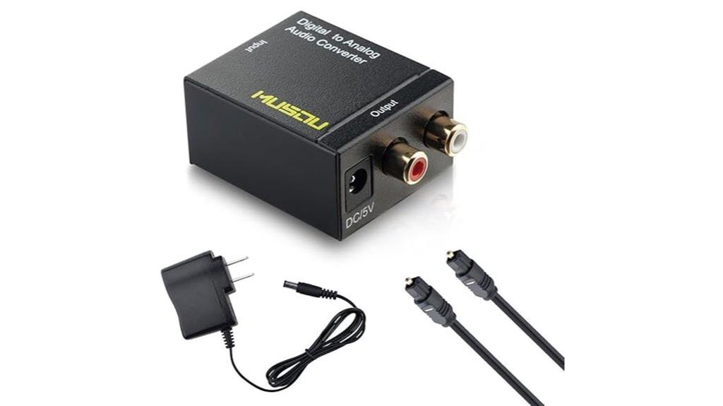 optical to rca converter