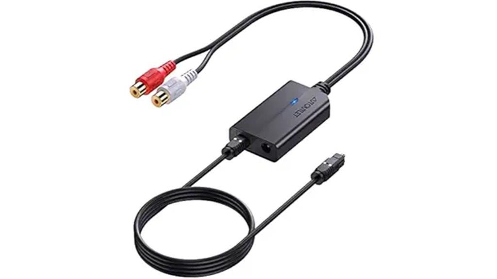 optical to rca converter