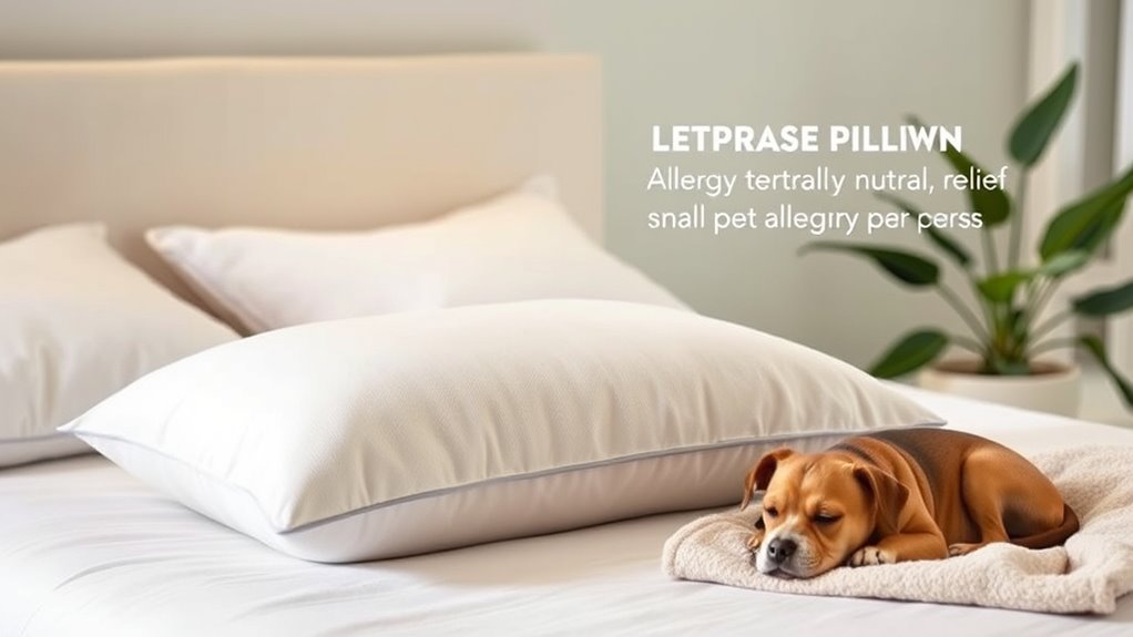 pet allergy relief pillows