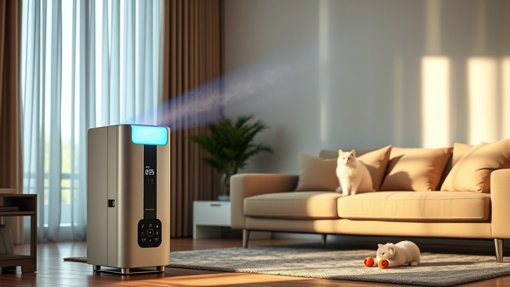 pet dander air purifier features