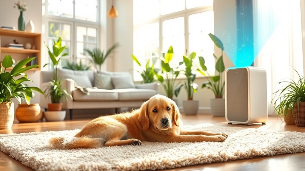pet hair removal and air purification