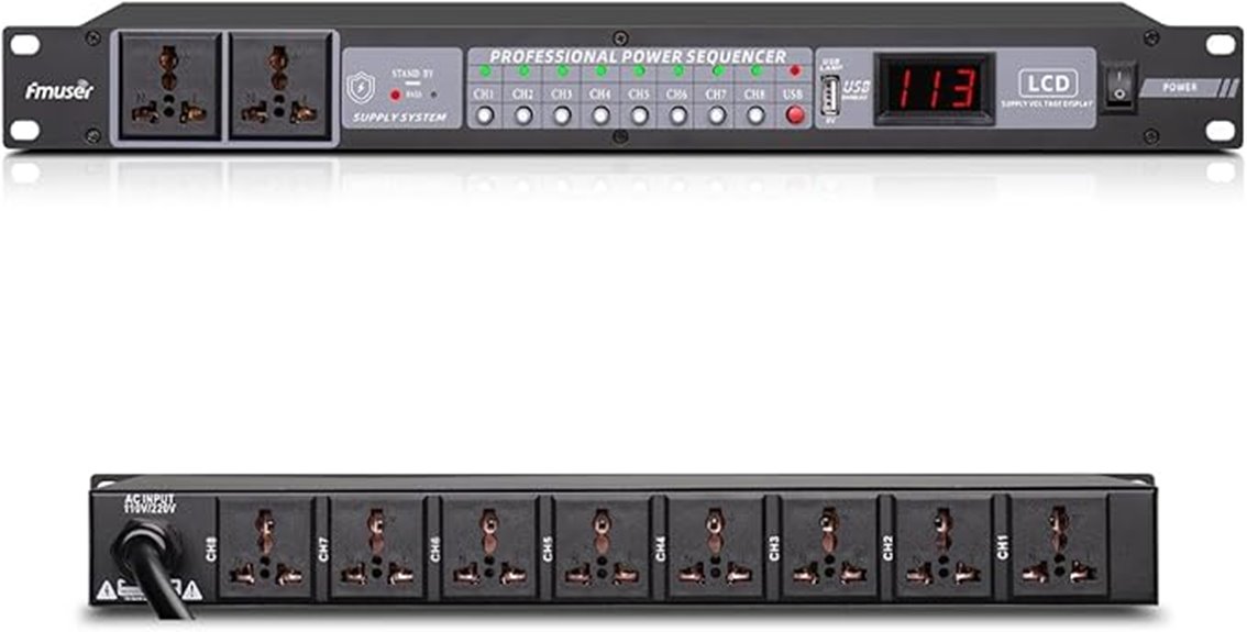power sequencer with lcd