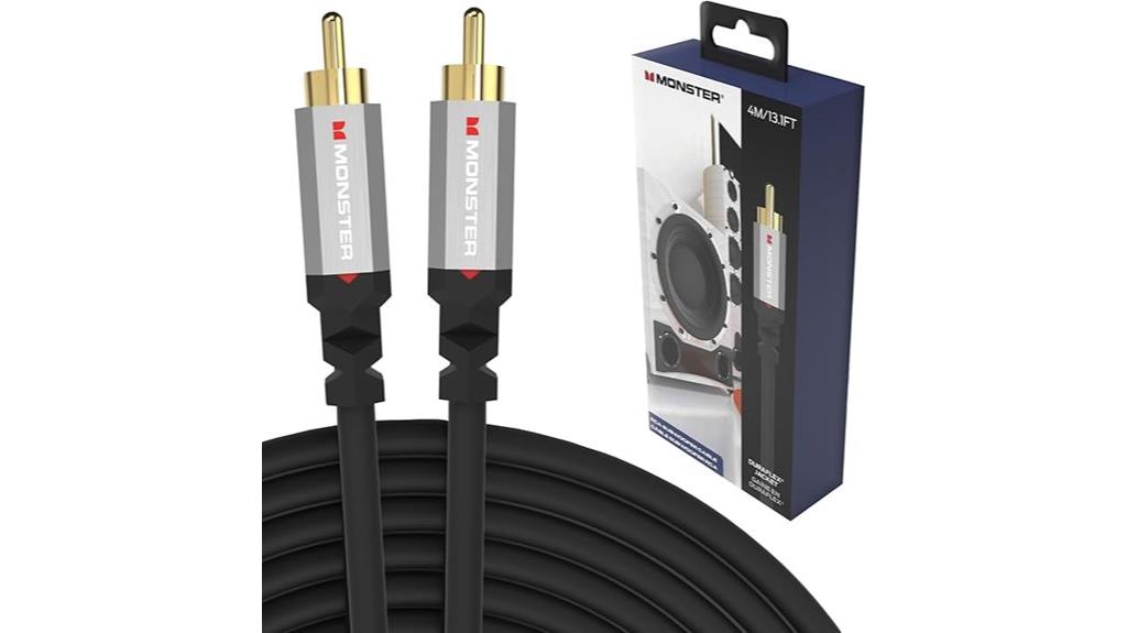 premium subwoofer cable