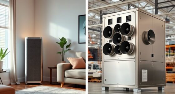 purifier types home versus commercial