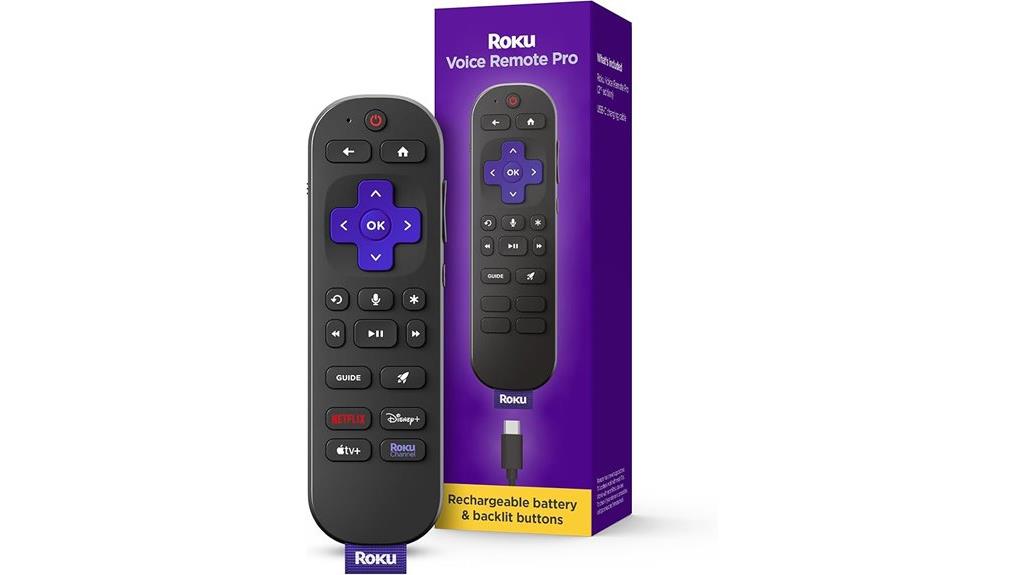rechargeable roku voice remote