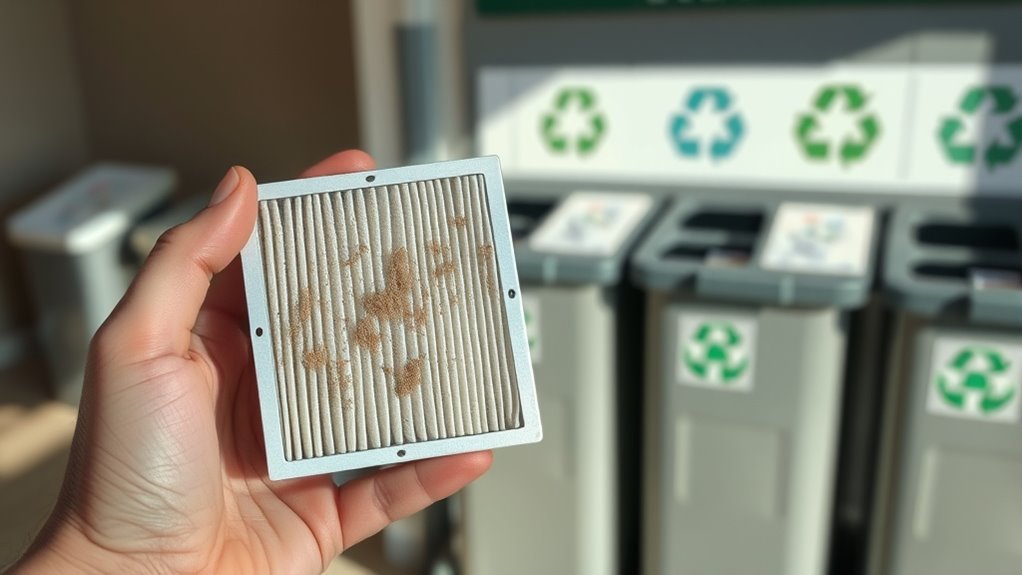 recycle filters properly