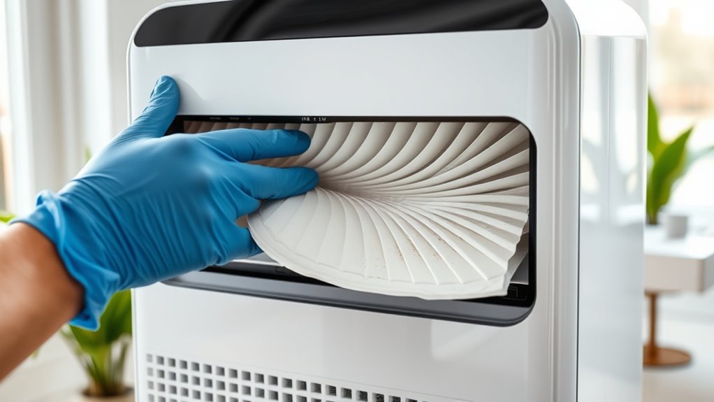 regular filter replacement and cleaning